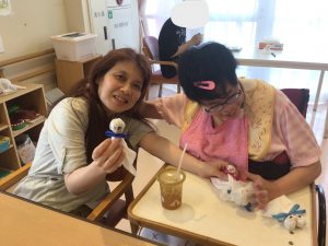 てるてる坊主作り