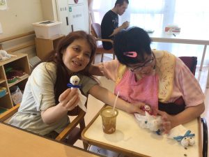 てるてる坊主作り